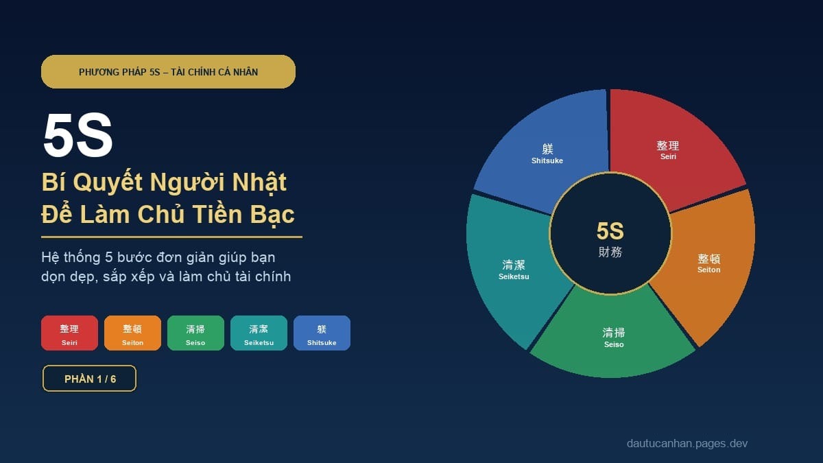 Phương Pháp 5S Trong Tài Chính Cá Nhân: Bí Quyết Người Nhật Để Làm Chủ Tiền Bạc