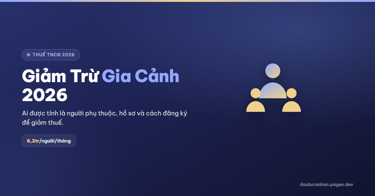 Giảm Trừ Gia Cảnh 2026: Ai Được Tính, Hồ Sơ Đăng Ký Và Cách Không Bỏ Sót Tiền