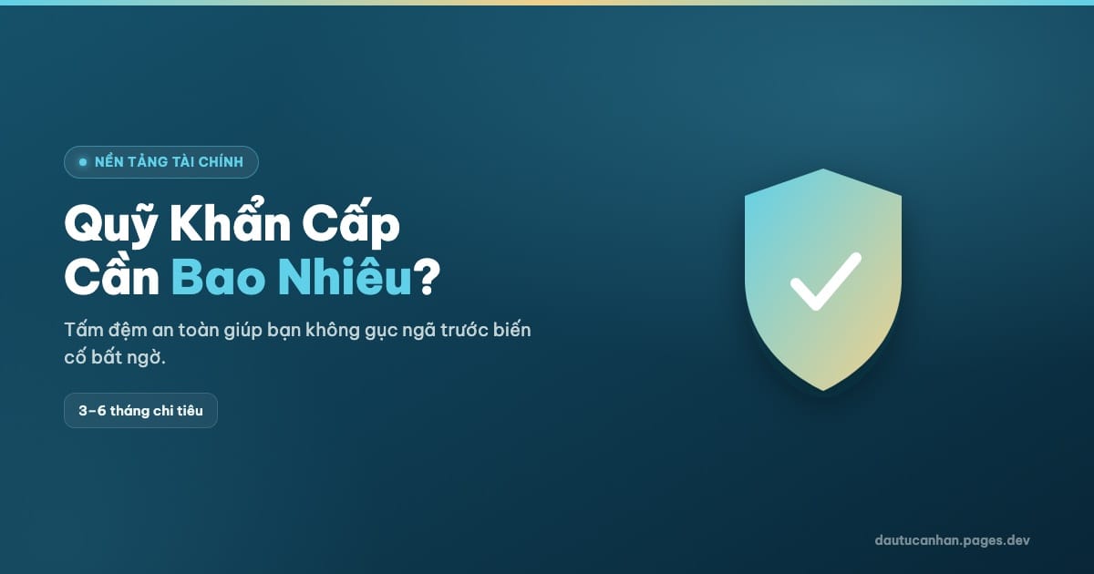 Quỹ Khẩn Cấp: Bạn Cần Bao Nhiêu Tiền Để An Tâm? (Hướng Dẫn Chi Tiết 2024)