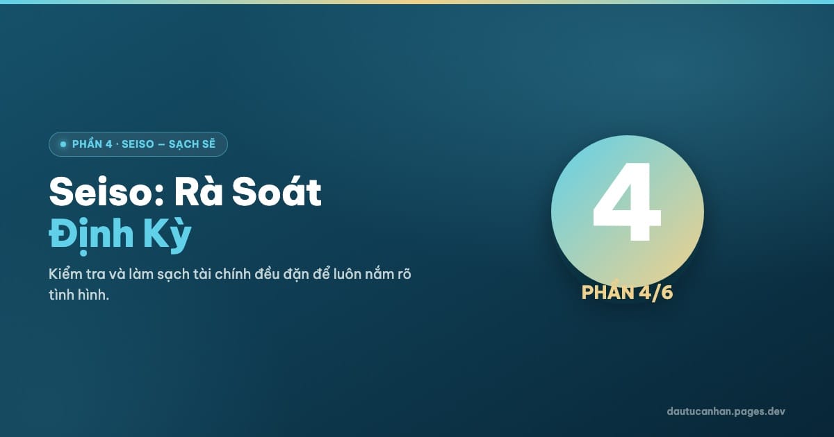 Seiso: Rà Soát & Làm Sạch Tài Chính Định Kỳ